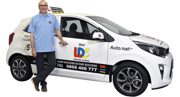 Chris Vartanian's driving school car